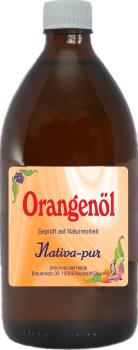 Orangenöl 500ml 100% Natur Glasflasche
