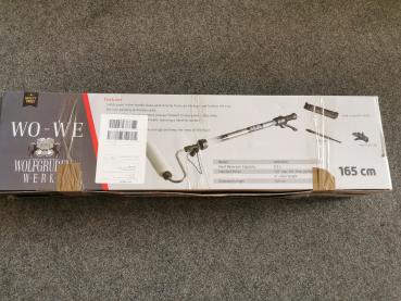 Farbroller Set Malerrolle Farbwalze Farbtank Teleskopstange WO-WE für Wandfarben