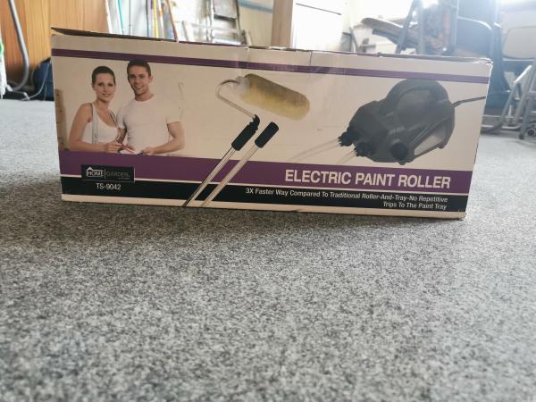 Home Garden TS-9042 Airless-Farbroller-Set, elektrische Bürste